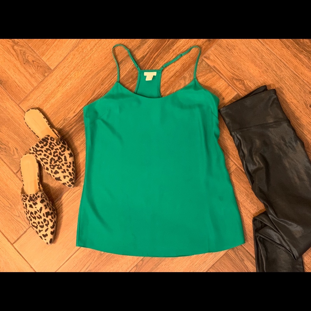 JCrew Emerald Top